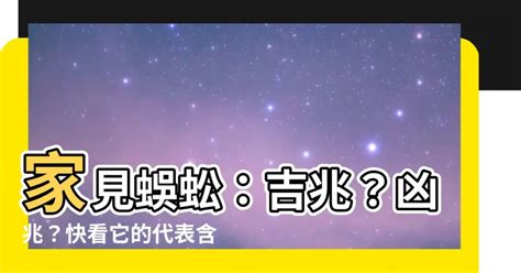 遇到蜈蚣代表什麼|家有蜈蚣？吉兆還是凶兆？